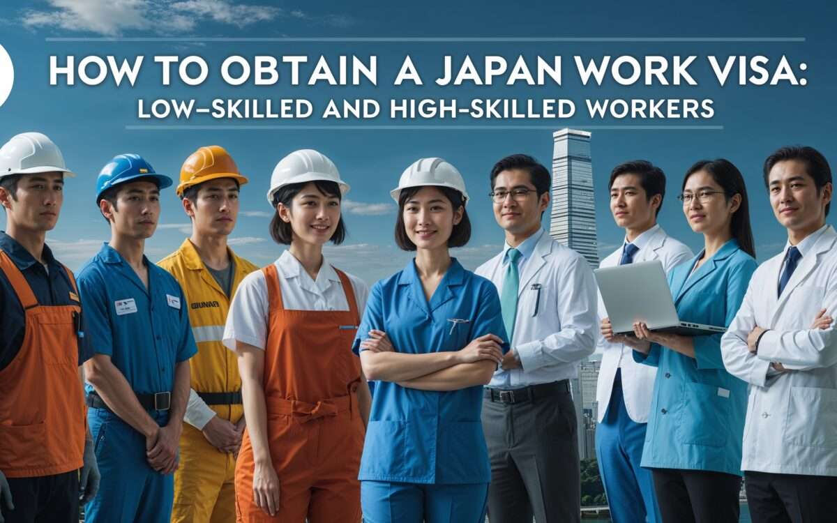 How to Obtain a Japan Work Visa: Low-Skilled and High-Skilled Workers